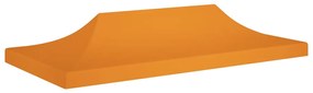 Teto para tenda de festas 6x3 m 270 g/m² laranja