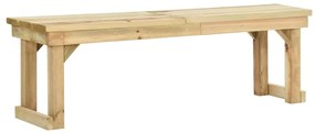 Banco de jardim 140 cm pinho impregnado