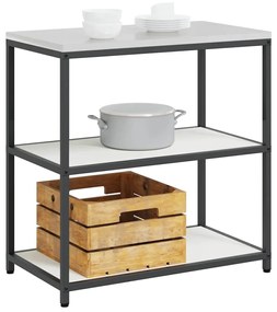 Prateleira de Armazenamento de Cozinha Branco 60 x 50 x 92 cm