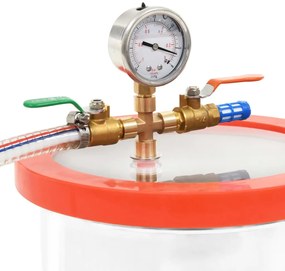 Câmara a vácuo em aço inoxidável 11,42 L