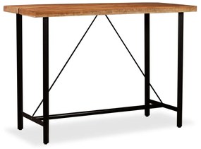 vidaXL Mesa de bar 150x70x107 cm madeira de acácia maciça
