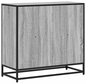 Estante 80,5x35x76 cm derivados de madeira cinzento sonoma