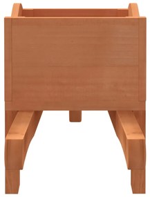 Vasos carrinhos de mão 2 pcs 47x15x19cm madeira de abeto maciça