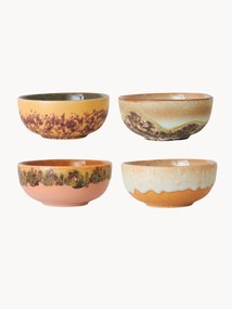 Taças para molhos pintadas à mão 70's, conjunto de 4