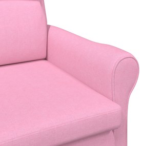 Poltrona Moderna Rosa Tecido de poliéster, Madeira Médio