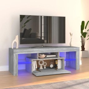 Móvel de TV Lu com Luzes LED - Cinzento - Design Moderno