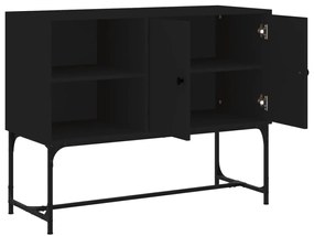 Aparador 100x40x79,5 cm derivados de madeira preto