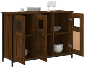 Aparador 100x35x70 cm derivados de madeira carvalho castanho