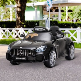 HOMCOM Carro elétrico para crianças acima de 3 anos Mercedes GTR licen