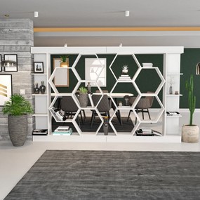 Estante Sueno – Branco – 140x29,6x177,4 cm