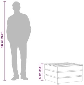 Mesas de paletes para jardim 2 pcs pinho impregnado