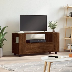 Móvel de TV 102x34,5x43 cm derivados de madeira carvalho castanho