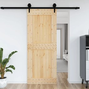 vidaXL Porta NARVIK 90x210 cm madeira de pinho maciça