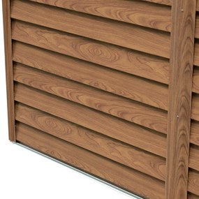 Outsunny Abrigo de Jardim Exterior 3 m² 152x235,7x208,7 cm Abrigo de J