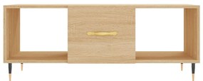 Mesa de centro 102x50x40 derivados de madeira carvalho sonoma