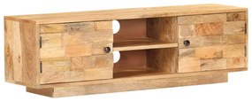 Móvel de TV 116x30x35 cm madeira de mangueira maciça