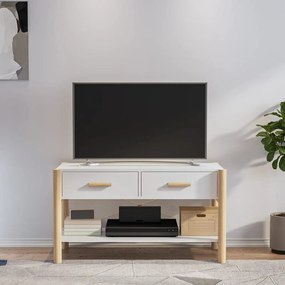 Móvel de TV 82x38x45 cm derivados de madeira branco