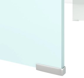 Suporte de TV/monitores em vidro 90x30x13 cm verde