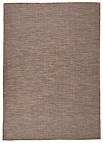 vidaXL Tapete de tecido plano para exterior 160x230 cm castanho