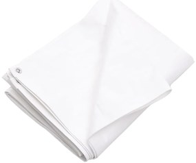 Lona 260 g/m² 4x6 m PEAD branco