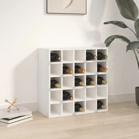 821538 vidaXL Garrafeira 56x25x56 cm madeira de pinho maciça branco