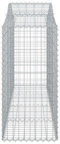 Cestos gabião arqueados 14 pcs 200x50x100/120 ferro galvanizado