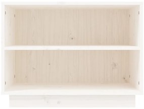 Sapateira 60x34x45 cm madeira de pinho maciça branco