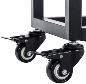 Suporte para lenha Hetta 25 x 80 x 150 cm Preto