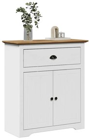 vidaXL Armário de entrada BODO 80x35x90 cm branco e castanho