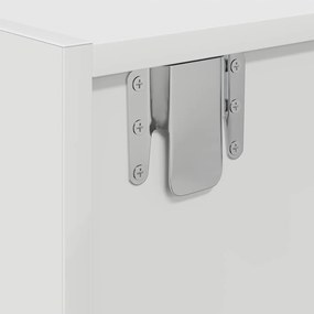 Armário de TV vidaXL Branco 100x31x25,5 cm Madeira de Engenharia