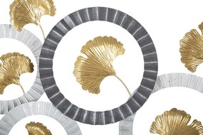 PAINEL DE PAREDE DE FERRO 3D ARTY -A- CM 126X5X58 MULTICOLOR