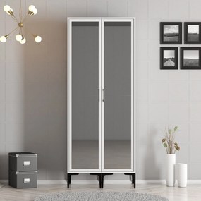 Guarda-roupa Kumsal RR – Branco – 80x47,5x201,4 cm
