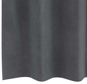 Cortinas Blackout vidaXL com Ilhós 2 pcs Veludo Cinza Claro Super