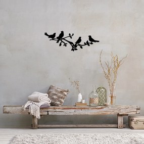 Acessório Decorativo de Parede Model-335 – Preto – 70 x 26 cm
