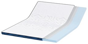 Protetores de Colchão Branco e Azul 140 x 190 cm