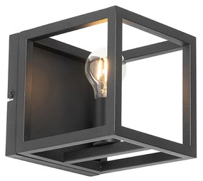 Candeeiro de parede industrial preto - Cage Industrial