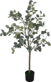 HOMCOM Eucalipto Artificial 120 cm Planta Artificial Decorativa Grande Árvore Artificial de Interior com 230 Folhas Verde | Aosom Portugal