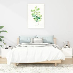 vidaXL Mesas de cabeceira 2 pcs 40x39x40 cm branco