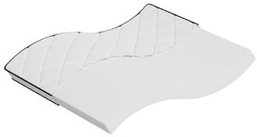 Colchão de espuma médio suave 160x200 cm