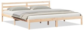 Cabeceira de Cama vidaXL 180x220 cm em Madeira Maciça de Pinho