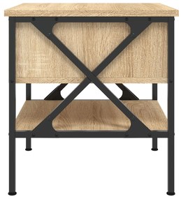 Mesa de cabeceira 40x42x45 cm derivados madeira carvalho sonoma