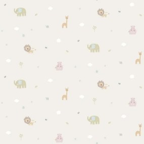 Papel Infantil LULLABY 222-1 Jungle beige