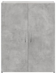 Arquivador 60x32x77,5 cm derivados de madeira cinzento cimento