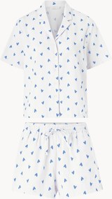 Conjunto de pijama de mulher em algodão, conjunto de 2, vários tamanhos