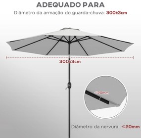 Guarda-sol de Jardim – Modelo Bari – Proteção Solar