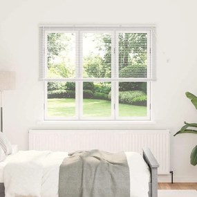 vidaXL Persiana de Janela com cortinas Outros Manual Branco 160 x 175 cm Alumínio