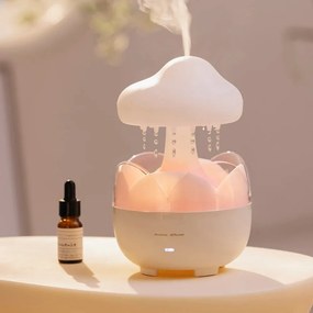 Difusor de Aromas Nuvem – Humidificador Elétrico com Luz Noturna e Son