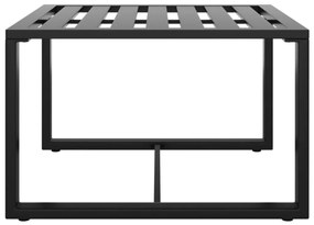 3 pcs conjunto sofá jardim com almofadões alumínio antracite
