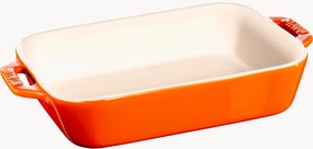 Travessa de forno retangular em cerâmica Orange