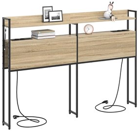 Cabeceira de armazenamento Carvalho Sonoma 150 cm